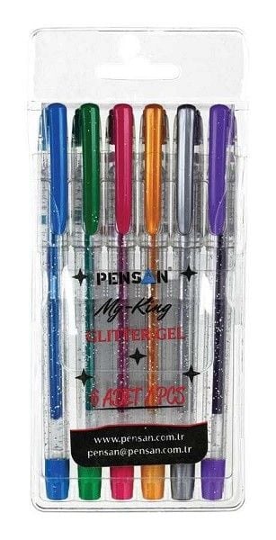 PENSAN MY-KING SİMLİ 6 LI JEL KALEM