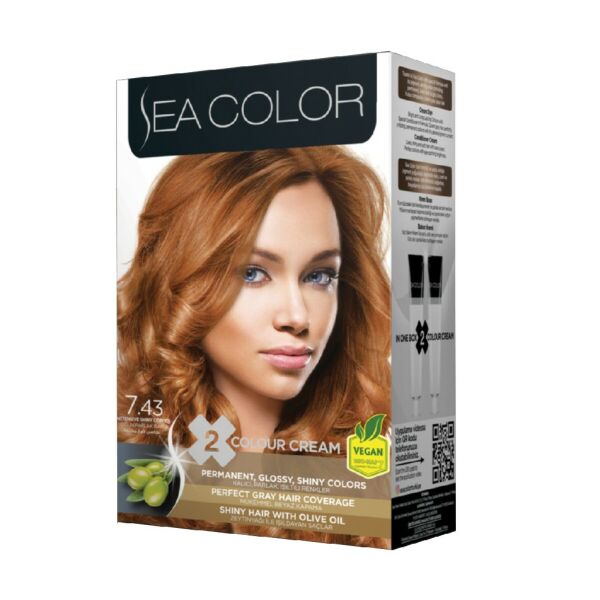 SEA COLOR SET BOYA 7-43 YOĞUN PARLAK BAKIR
