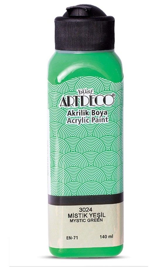 ARTDECO AKRİLİK BOYA 140 ML MİSTİK YEŞİL 3024