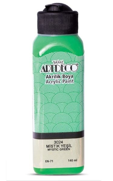 ARTDECO AKRİLİK BOYA 140 ML MİSTİK YEŞİL 3024