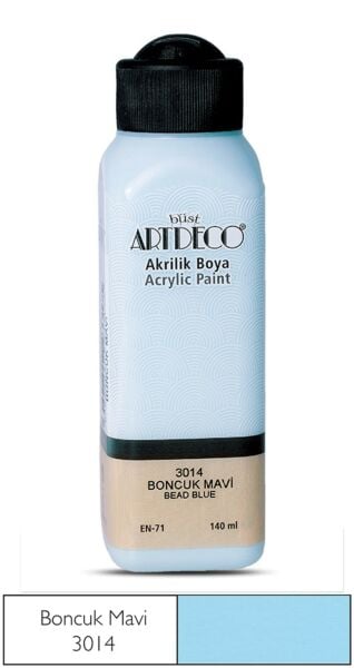 ARTDECO AKRİLİK BOYA 140 ML BONCUK MAVİ 3014