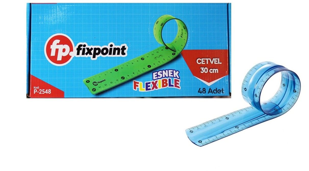 FİXPOİNT ESNEK CETVEL 30 CM P-2548
