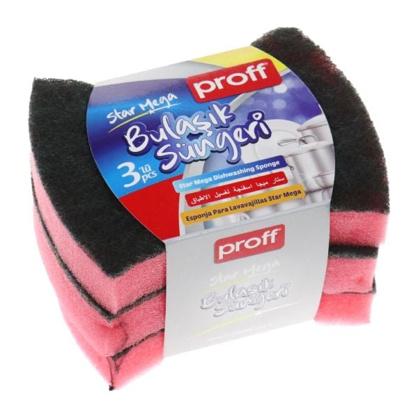 PROFF STAR DÜZ SÜNGER MEGA 3LÜ 2601538