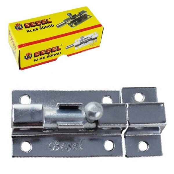 BEŞEL KLAS SÜRGÜ 40MM KROM BA244K