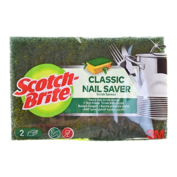 SCOTCH BRİTE 2 Lİ OLUKLU YEŞİL SÜNGER