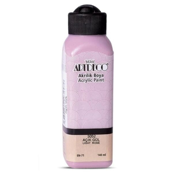 ARTDECO AKRİLİK BOYA 140 ML AÇIK GÜL 3052