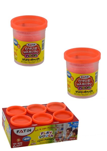 FATİH TEK RENK OYUN HAMURU NEON TURUNCU