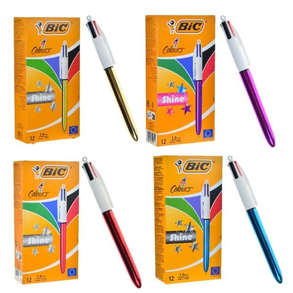 BİC 4 COLOURS SHİNE BCL B12 TÜKENMEZ KALEM