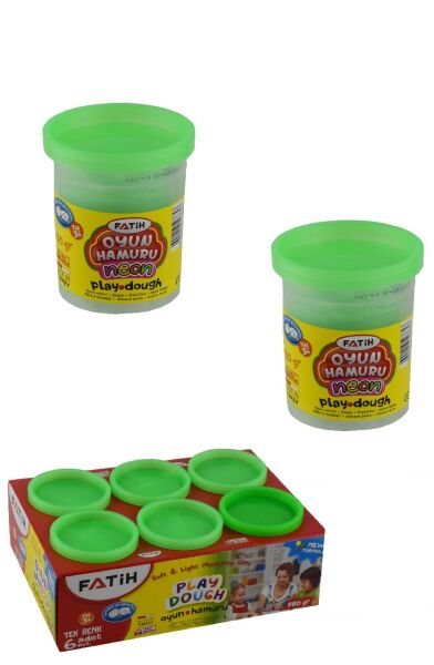 FATİH TEK RENK OYUN HAMURU NEON YEŞİL