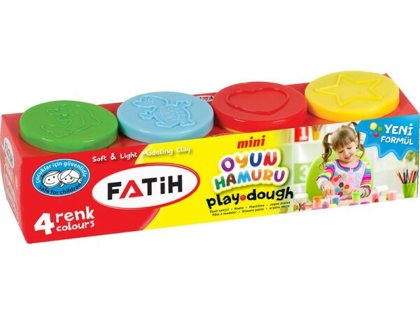 FATİH MİNİ OYUN HAMURU 4LÜ SET