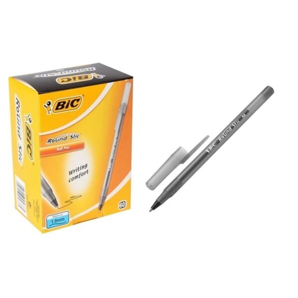 BİC ROUND STIC TÜKENMEZ KALEM SİYAH