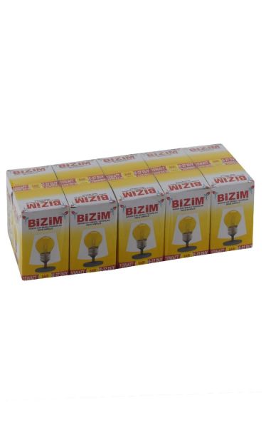 BİZİM 1W YUVARLAK GECE AMPULÜ SARI
