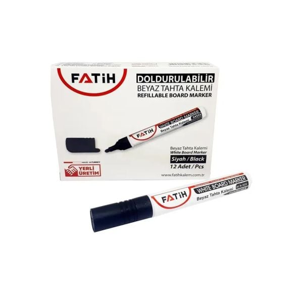 FATİH DOLDURULABİLİR TAHTA KALEMİ SİYAH