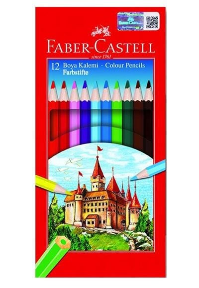 FABER CASTELL 12 Lİ UZUN KURU BOYA