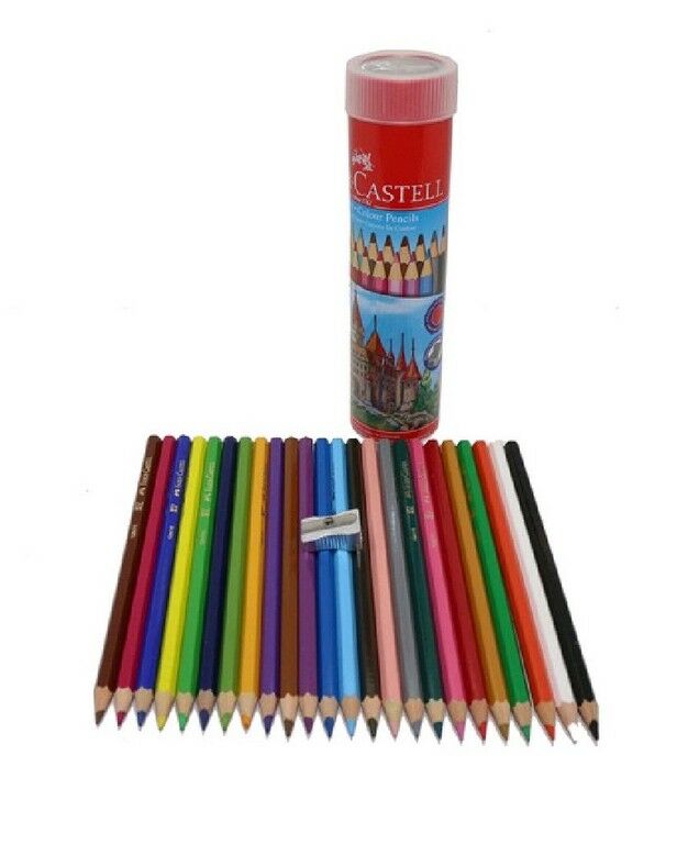 FABER CASTELL REDLİNE METAL TÜP KURU BOYA KALEMİ 24 LÜ