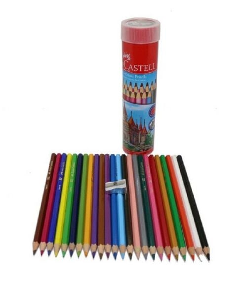 FABER CASTELL REDLİNE METAL TÜP KURU BOYA KALEMİ 24 LÜ