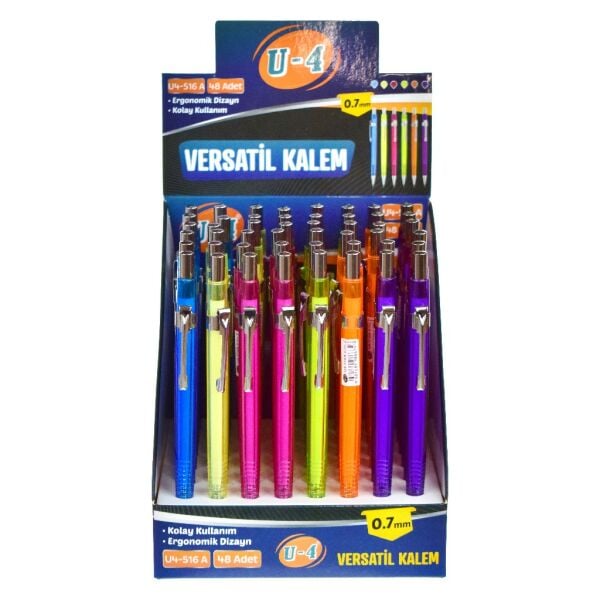 U-4 VERSATİL 0.7 MM UÇLU KALEM U4-516-516A