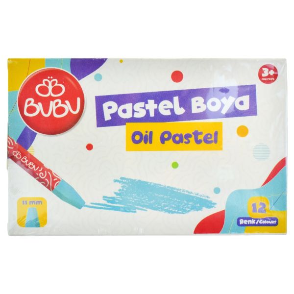 BU-BU PASTEL BOYA 12 RENK PAS001