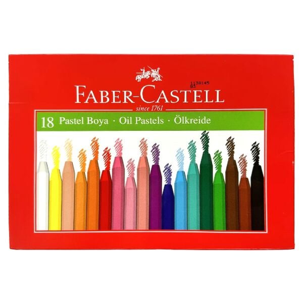 FABER CASTELL KÖŞELİ 18 Lİ PASTEL BOYA