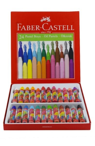 FABER CASTELL REDLİNE KARTON KUTU PASTEL BOYA 24 LÜ
