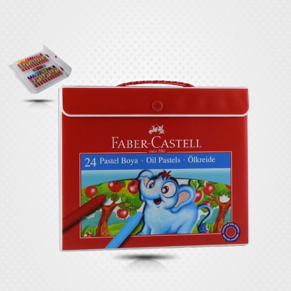 FABER CASTELL REDLİNE ÇANTALI 24 LÜ PASTEL BOYA
