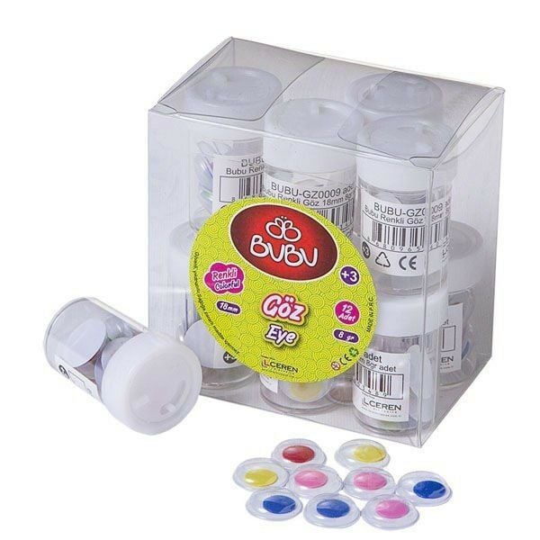 BU-BU RENKLİ GÖZ 18MM 8GR GZ0009