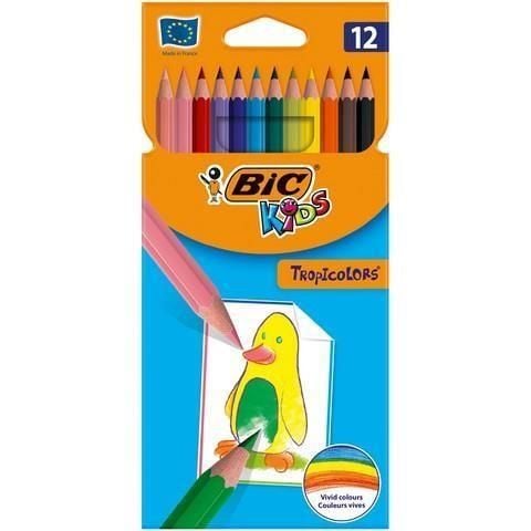 BİC TROPİCOLORS 12 Lİ KURUBOYA
