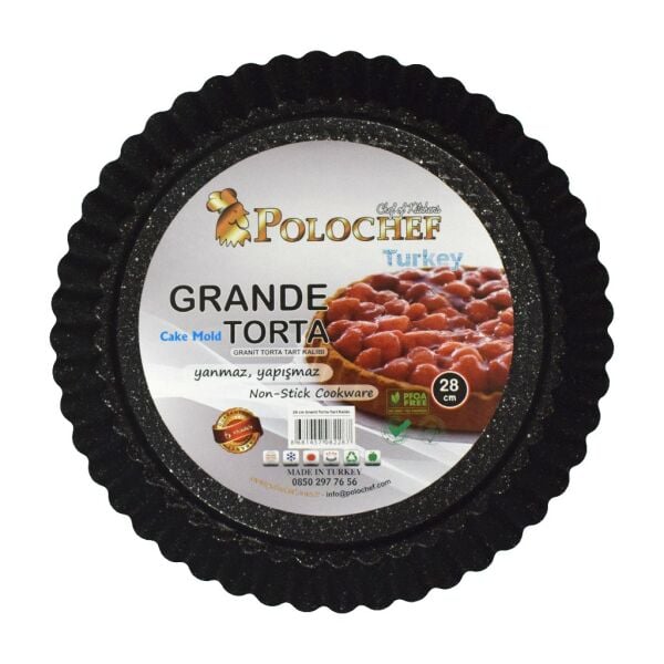 POLOCHEF TORTE TURTA KEK KALIBI 28 CM