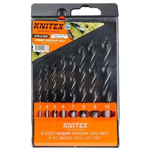 KNITEX D-9 MATKAP UCU AHŞAP 8 PCS KTX-2760