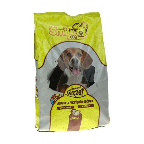 SMİLE KÖPEK MAMA YETİŞKİN KÖPEK 1,5 KG KUZULU