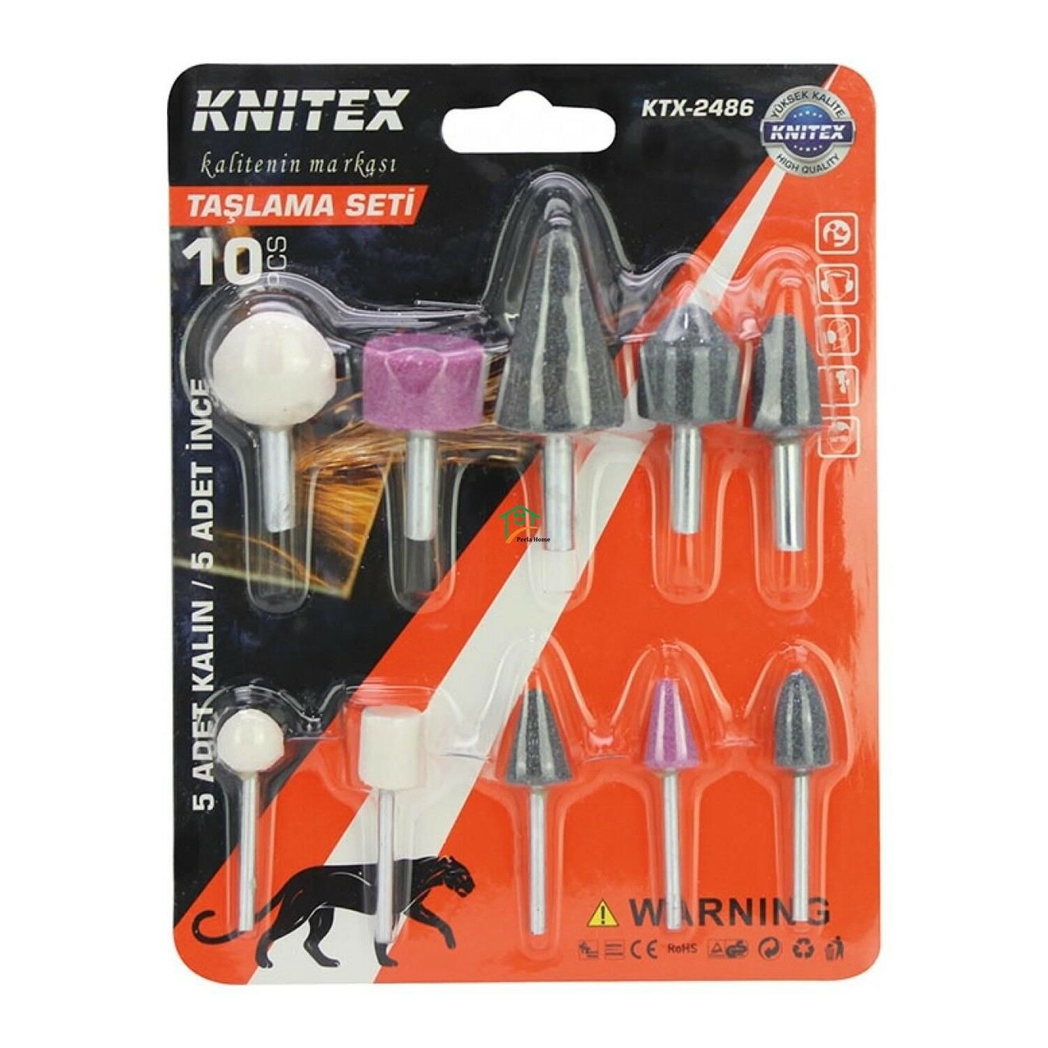 KNITEX D-9 AVUÇ TAŞLAMA 10 PCS SET KTX-2486