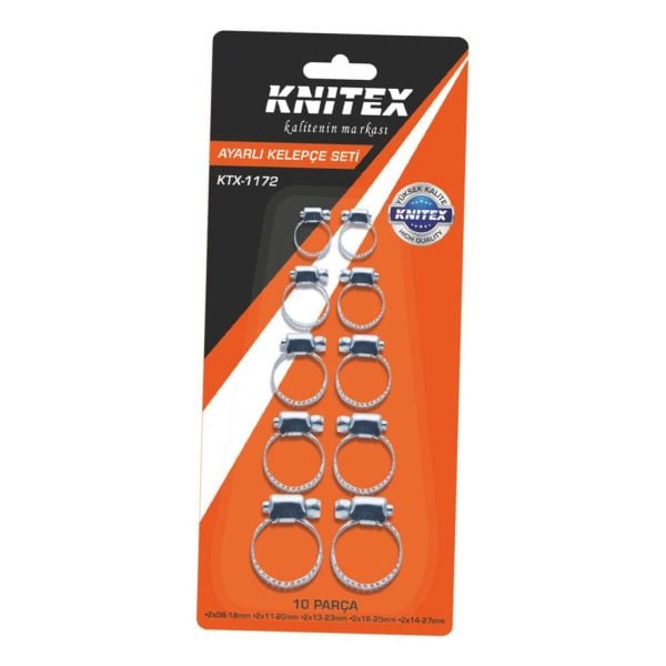 KNITEX Z-6 METAL AYARLI KELEPÇE SETİ 10 PCS KTX-1172