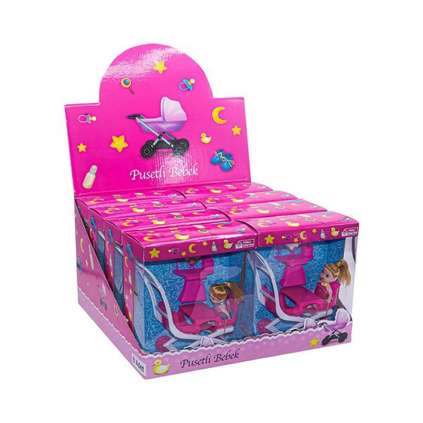 OYD ANLILY 2Lİ PUSETLİ BEBEK 02402