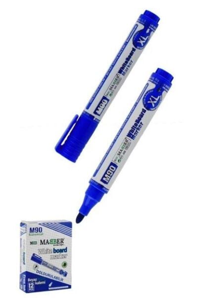 MABER BEYAZ TAHTA KALEMİ MAVİ MB-12