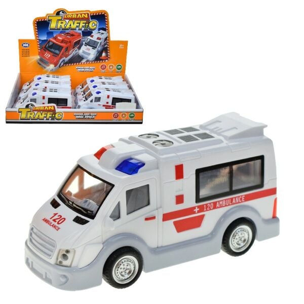 PSF SESLİ IŞIKLI AMBULANS ARABA ST66-03