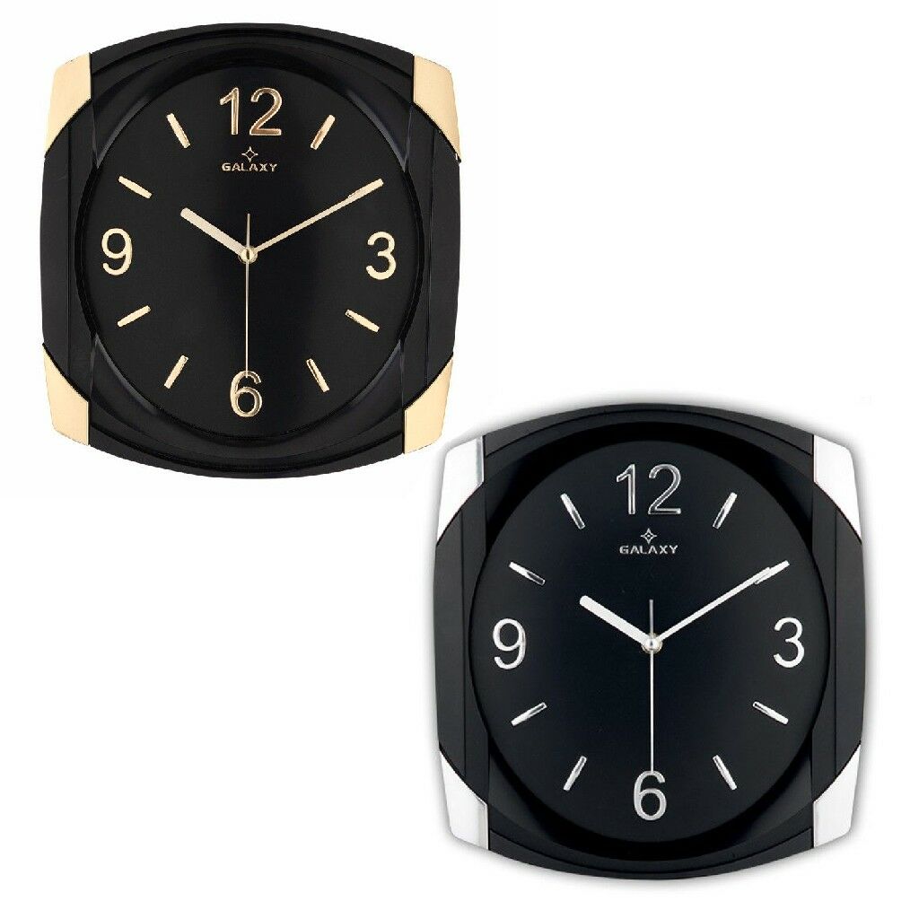 GALAXY DUVAR SAATİ SİYAH GOLD 108-KA