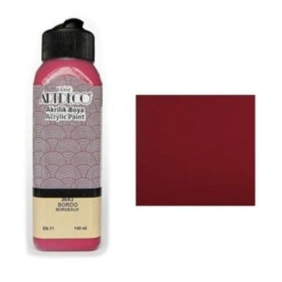 ARTDECO AKRİLİK BOYA 140 ML BORDO 3643