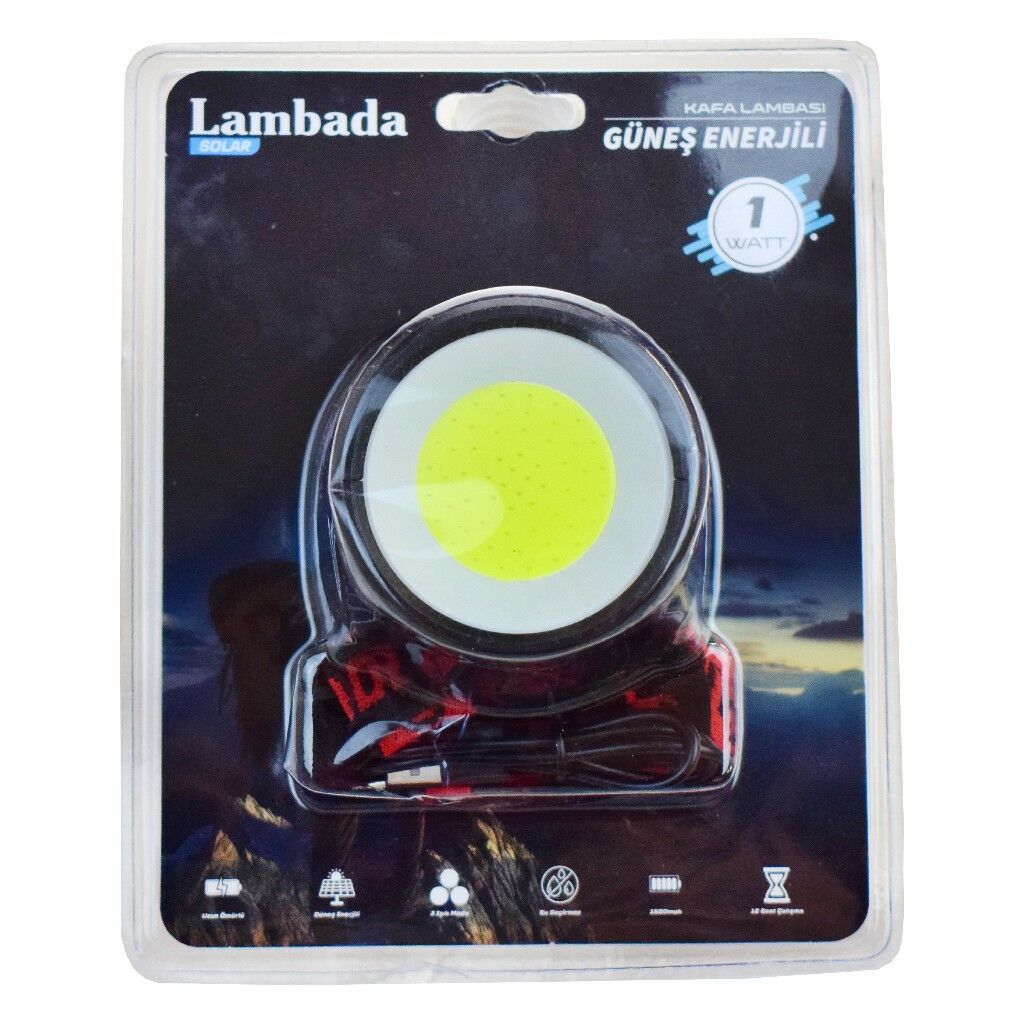 LAMBADA SOLAR 3 FONKSİYONLU KAFA LAMBASI 445 60 32