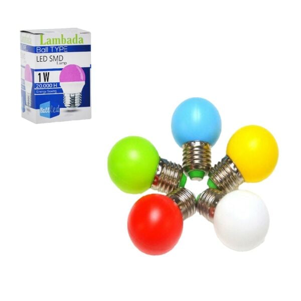 LAMBADA 1W GECE AMPULU E27 LED MİX 0500252
