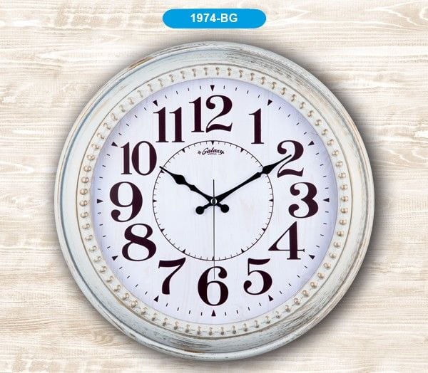GALAXY PREMIUM DUVAR SAATİ BEYAZ 1974-BA