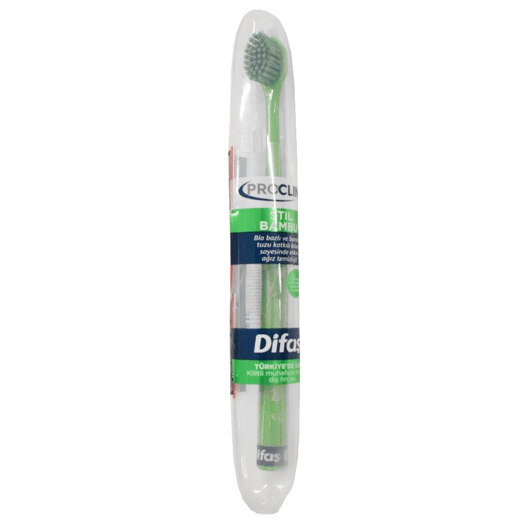 DİFAŞ PRO-CLINIC STİL BAMBU TEKLİ DİŞ FIRÇASI