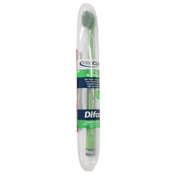 DİFAŞ PRO-CLINIC STİL BAMBU TEKLİ DİŞ FIRÇASI