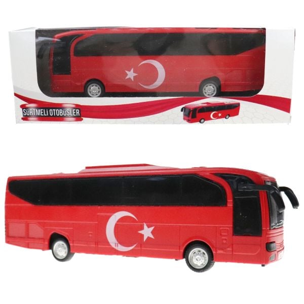 CNM KUTUDA SÜRTMELİ TÜRK BAYRAKLI OTOBÜS CNM37