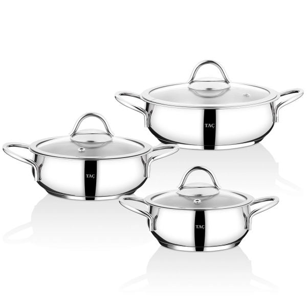 TAÇ VİTALİ 3 PRÇ SAHAN SET PLATİN 3496