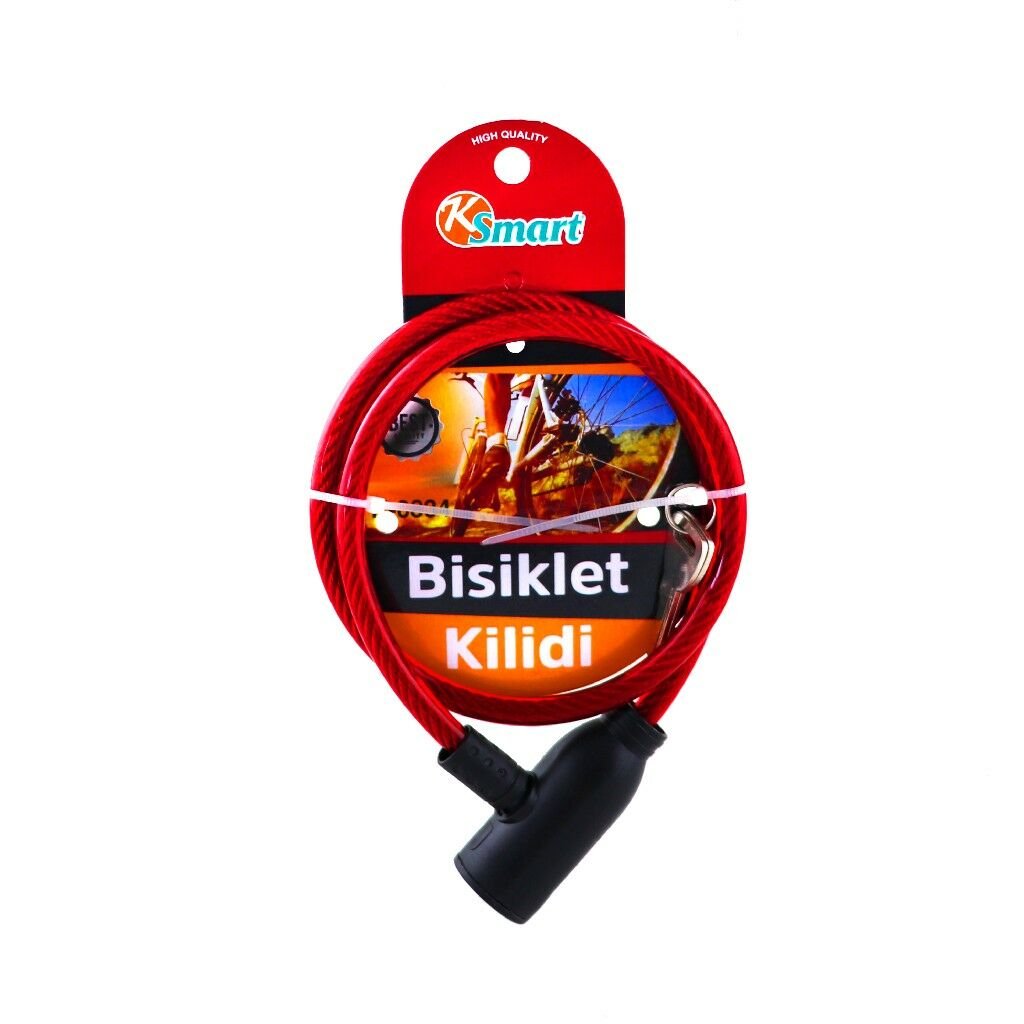 KSMART BİSİKLET KİLİDİ İNCE K-0834 80*2