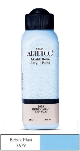 ARTDECO AKRİLİK BOYA 140 ML BEBEK MAVİ 3679