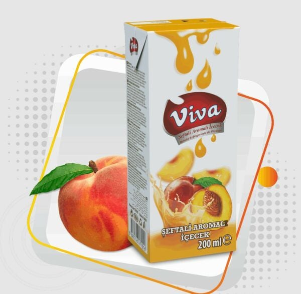 VİVA ŞEFTALİ AROMALI MEYVE SUYU 200ML