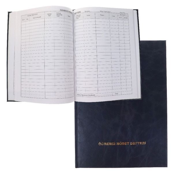 GÜLPAŞ ÖĞRENCİ NÖBET DEFTERİ SUNİ DERİ 100YP.21X30 379