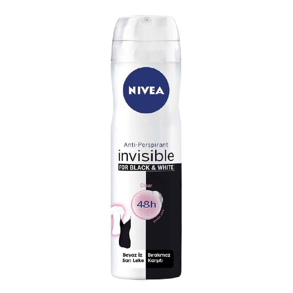 NİVEA DEO 150ML INV B W CLEAR BAYAN