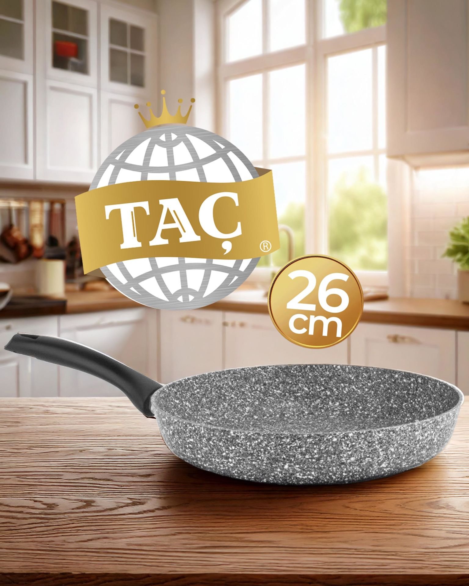 TAÇ ULTRA GRANİT TAVA 26CM 3406